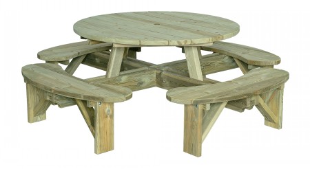 Stocksmoor Round Picnic Table